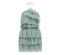 ONLY Short Dress Onlcarley S/L Robe Courte Tulle JRS, Blue Surf, S Femmes