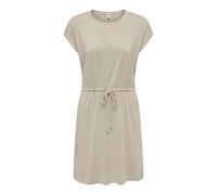 ONLY Short Dress Onlhannah S/S Robe Courte JRS, Beige, S Femmes
