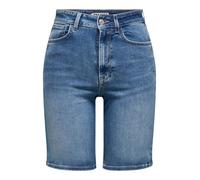 ONLY Short en Jean Bermuda Femme avec Cinq Poches à Fermeture éclair