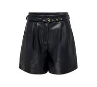 ONLY Short en Simili-Cuir ONLHEIDI Taille Moyenne Regular Fit Short en Simili-Cuir