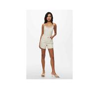 ONLY Onlvega Hw Mom DNM Shorts Noos, Ecru, M Femme