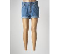 Only Short en jean Cuba Life Paperbag Dot006 Denim Bleu S Femme