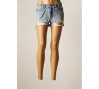 Short en denim Mi-cuisse bleu Eva Bleu M