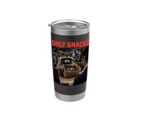 Only Snacks Douane Aéroport Amoureux des animaux drôle Gobelet isotherme en acier inoxydable double paroi
