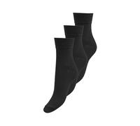ONLY Sock 3-Pack Onltine Heart Lot de 3 Paires de Chaussettes de Tennis AC Noos, Noir, Taille Unique Femmes