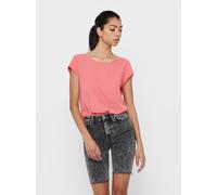 Only Solid Short-Sleeve Blouse Rose thé 8 (XS) Female