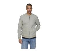 Only & Sons - Bomber Lucas en faux suède - Homme - Vestes - Gris - Taille: M