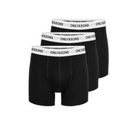 Only & Sons Boxers 'ONSFitz' gris clair / noir / blanc, Taille XL