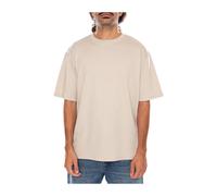 Only & Sons - Caspian Airflex Boxy SS Tee - Homme - Tops - Beige - Taille: S