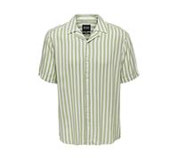 Only & Sons - Chemise à motifs en coton - Homme - Chemises - Vert - Taille: 2XL