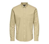 Only & Sons Chemise 'Alvaro' beige foncé, Taille S