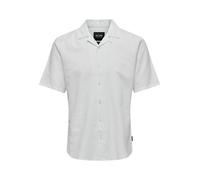 Only & Sons Chemise homme Caiden manches courtes boutonnée Blanc Taille S