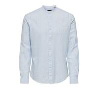 Only & Sons Chemise 'Caiden' bleu clair / blanc, Taille XL