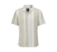 Only & Sons Chemise 'Caiden' kaki / blanc, Taille L