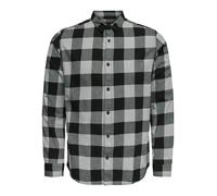 Only & Sons Chemise 'Gudmund' gris clair / noir, Taille M