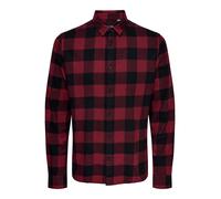 Only & Sons Chemise 'Gudmund' rouge rouille / noir, Taille S