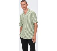 ONLY & SONS Chemise Homme Viscose Vert GR77553 - Taille : S