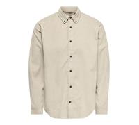 ONLY & SONS Chemise Manches Longues pour Homme, Doublure argentée., L