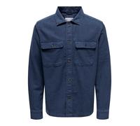 Only & Sons Chemise 'Oliver' marine, Taille L