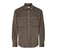 Only & Sons Chemise 'ONSALp' moka, Taille S