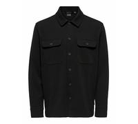 ONLY & SONS Onsnewkodyl Overshirt Sweat Noos Chemise, Noir, S Hommes