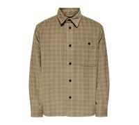 Vêtements Only & Sons ONSWALEED CORDUROY OVERSHIRT 0345 NOOS pour Homme M Beige