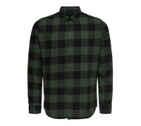 Only & Sons Chemise vert foncé / noir, Taille S