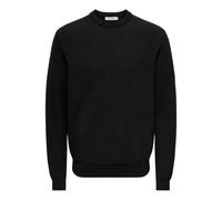 Only & Sons - Dave Pull ras du cou en maille - Homme - Pulls - Noir - Taille: XL