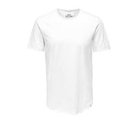 ONLY & SONS Homme Onsbenne Life Longy Tee Nf 7822 T-Shirt, Blanc Éclatant., XL EU