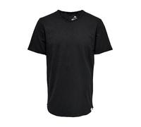 ONLY & SONS Homme Onsbenne Life Longy Tee Nf 7822 T-Shirt, Noir-3, L EU