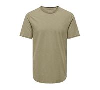 Only & Sons Homme Onsbenne Longy Tee Nf 7822 Noos T-Shirt, Beige, M EU