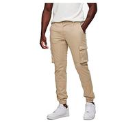 ONLY & SONS Homme Onscam Stage Cuff Life 6687 Noos Pantalon Cargo, Chincilla, 34W / 36L EU