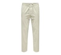 ONLY & SONS Homme Onslinus Tap Corduroy 0185 Pantalon en Tissu, Doublure Argentée., XL EU