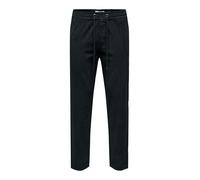 Only & Sons Homme Onslinus Tap Corduroy 0185 Pantalon en Tissu, Noir, XL EU