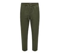 Only & Sons Homme Onslinus Taper 0183 Pantalon en Tissu, Vert Olive, M EU