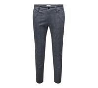 Only & Sons Pantalon chino Onsmaker HY GW 9887 à carreaux Homme Bleu 31W x 32L