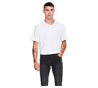 Only & Sons Homme Onsmatt Longy Tee Noos T-Shirt, Blanc, 3XL EU