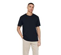 ONLY & SONS Homme Onsmax Life Reg Stitch Tea Noos T-Shirt, Bleu Marine, L EU