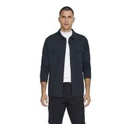 ONLY & SONS Homme Onsnewkodyl Sweat À Capuche Chemise, Bleu Marine, XL EU