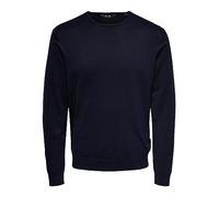 Only & Sons Homme Onswyler Life Ls Crew Noos Knit, Bleu Marine Foncé., L EU