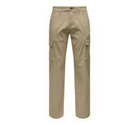 Only & Sons, Homme, Pantalons, Beige, Taille: W31 L32 Pantalon Cargo Loose