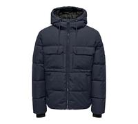 ONLY & SONS Hood Jacket Onselijah Pckt. Veste à Capuche OTW Noos, Blazer Bleu Marine, x_l Hommes