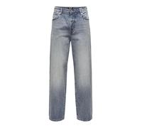 Only & Sons Jean à Coupe Ample ONSFADE Taille Moyenne Loose Fit Jeans Special Blue Grey Denim 32 30 Special Blue Grey Denim (US) 32 / L30
