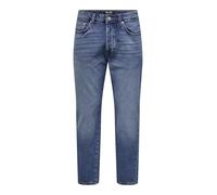ONLY & SONS Jean Coupe décontractée ONSYOKE Coupe Droite pour Homme, Denim Bleu médium, 31W / 30L