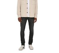 Only & Sons Jean Coupe Slim Onsloom pour Homme, Jean Noir, 29W / 32L