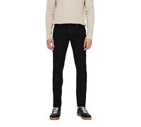 ONLY & SONS Onsloom Slim Black 4324 Vd, Jean Noir, 28W / 32L Homme