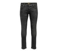 Only & Sons Jean Coupe Slim Onsloom pour Homme, Jean Noir, 29W / 32L