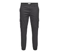 Only & Sons Onscarter Life Cargo Cuff 0013 Pantalon Noos, Gris à Rayures, 30W / 30L Homme