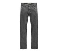 ONLY & SONS Jean ONSEDGE pour Homme, Coupe Normale, Taille Moyenne, Coupe Droite, Gris Clair Denim, 36W / 32L