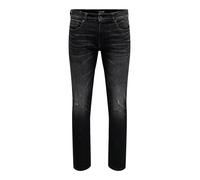 ONLY & SONS Onsloom Slim Jax WB 0420 Dim DNM Noos, Noir délavé, 28W / 34L